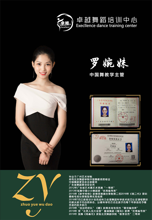 羅婉妹-中(zhōng)國(guó)舞教學(xué)主管